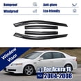thumbnail image 3 of For 2004-2008 Acura TL Sedan Mugen Style Window Visor Vent Rain Guards Deflector, 3 of 7