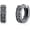 01-Cross, variant on Sun Earrings for Men Sterling Silver Hoop Earring Carving Earrings Black Huggie Hoop Earring Jewelry Vintage Viking Punk Goth Lightning Gift for Women Friend