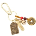 thumbnail image 3 of Car Key Chain Metal Key Ring Backpack Keychain Vintage Keychain Bag Ornament(Tiger Style), 3 of 7