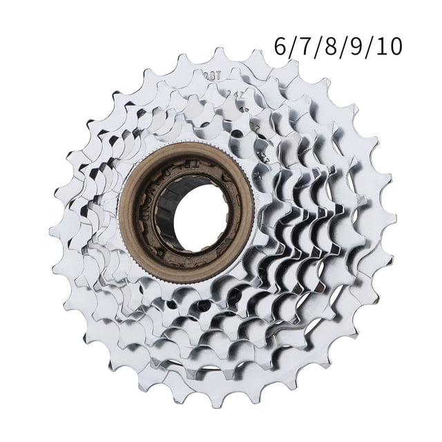Bingirl Roue Libre de Bicyclette 6 7 8 9 10 Vitesses 11t-36t Vélo de Montagne Acier à Haute Résistance Roue d'Inertie Filetée Modifiée