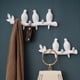 thumbnail image 3 of Hermoso gancho decorativo con forma de pájaro para colgar ropa en la puerta, gancho para colgar ropa, gancho para colgar en la pared sin perforaciones, 3 of 4