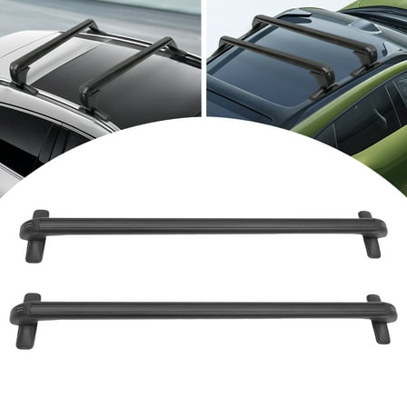YIYIBYUS 2Pcs Car Roof Rack Cross Bars Aluminium 165.34LBS Load Car Top Luggage Carrier Cargo Storage Cross Bars