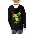 thumbnail image 3 of DISNIMO Axolotl Hoodie Boys Animal Hoodies for Kids 11-13 Hoodie Sweatshirts for Boys Sweatshirt Zip Up Girls Hoodies with Zipper Jacket for Boys Hoodie Jackets Kids Boy Hoodies with Pockets Black, 3 of 7