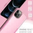 thumbnail image 7 of iPhone 12 Pro Case , iPhone 12 Case , [ Pink + Pink ] Shockproof Heavy Duty Armor Protective Phone Cases Hard Rugged Bumper Cover for iPhone 12 / 12 Pro 6.1 inch, 7 of 7