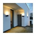 thumbnail image 2 of Apliques de pared 12 W, 2 piezas 3000 K LED luz de pared exterior/interior, aplique de pared exterior ajustable, lámpara de pared interior impermeable IP65 para dormitorio, hogar, pasillo L, 2 of 3