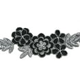thumbnail image 6 of 1.75" Turquoise Gray Green Eggplant Burgundy Navy Pink Embroidered Lace by Yard, 6 of 6