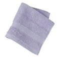 thumbnail image 4 of Mainstays Performance Cotton 6-Piece Bath Towel Set, Super Soft Quick Dry Fade Resistant, Solid Purple, 4 of 6