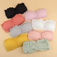 thumbnail image 6 of Women's Floral Lace Tube Top Bra Bandeau Strapless Bras Seamless Stretchy Chest Wrap, 6 of 6