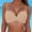 Khaki, variant on Tankini Tops,Sports Bra,Knot Twist,Bandeau Bikini Top,Padded Crop Tops,Plus Size Swim Top,Push Up Bikini Top Yellow M