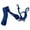 Blue, variant on NFTIGB Premium Rope Halter Multi Knots Adjustable Safe Wearable Weaving Horse Halter for Training Daily Use, Pink, Dimensions 14.96 inches / 38.00 cm