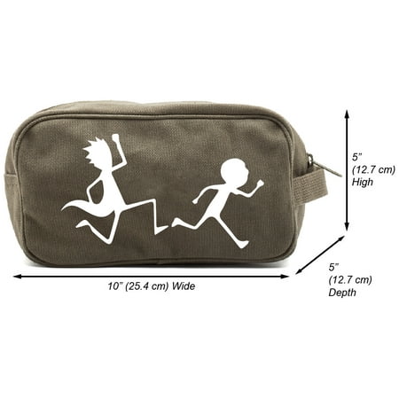 Rick after Morty Canvas Shower Kit Travel Toiletry Bag