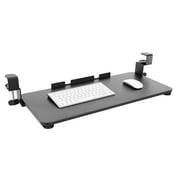 Mount-It! Clamp-On Adjustable Keyboard and Mouse Tray