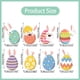 thumbnail image 4 of Xihbxyly Adornos de Pascua Coloridos, Decoraciones Colgantes Festivas, Kit de Manualidades, Decoración para Fiestas, Adornos para Cestas de Pascua, Exhibición de Oficina, Solución Fácil para Colgar, 4 of 6