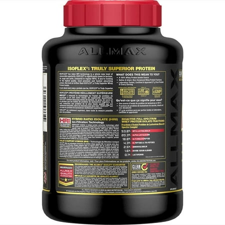 isoflex 5lb allmax isolate vanilla