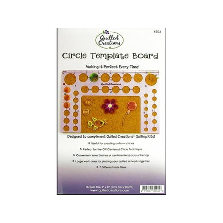 UPC 877055001050 product image for Quilled Creations Circle Template Board 5 X8 | upcitemdb.com
