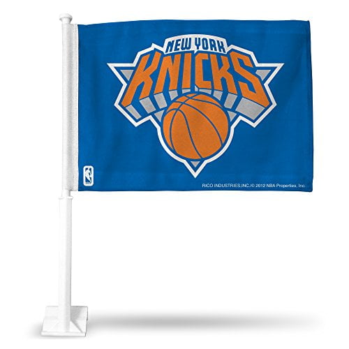 Drapeau de Voiture NBA New York Knicks avec Poteau Inclus