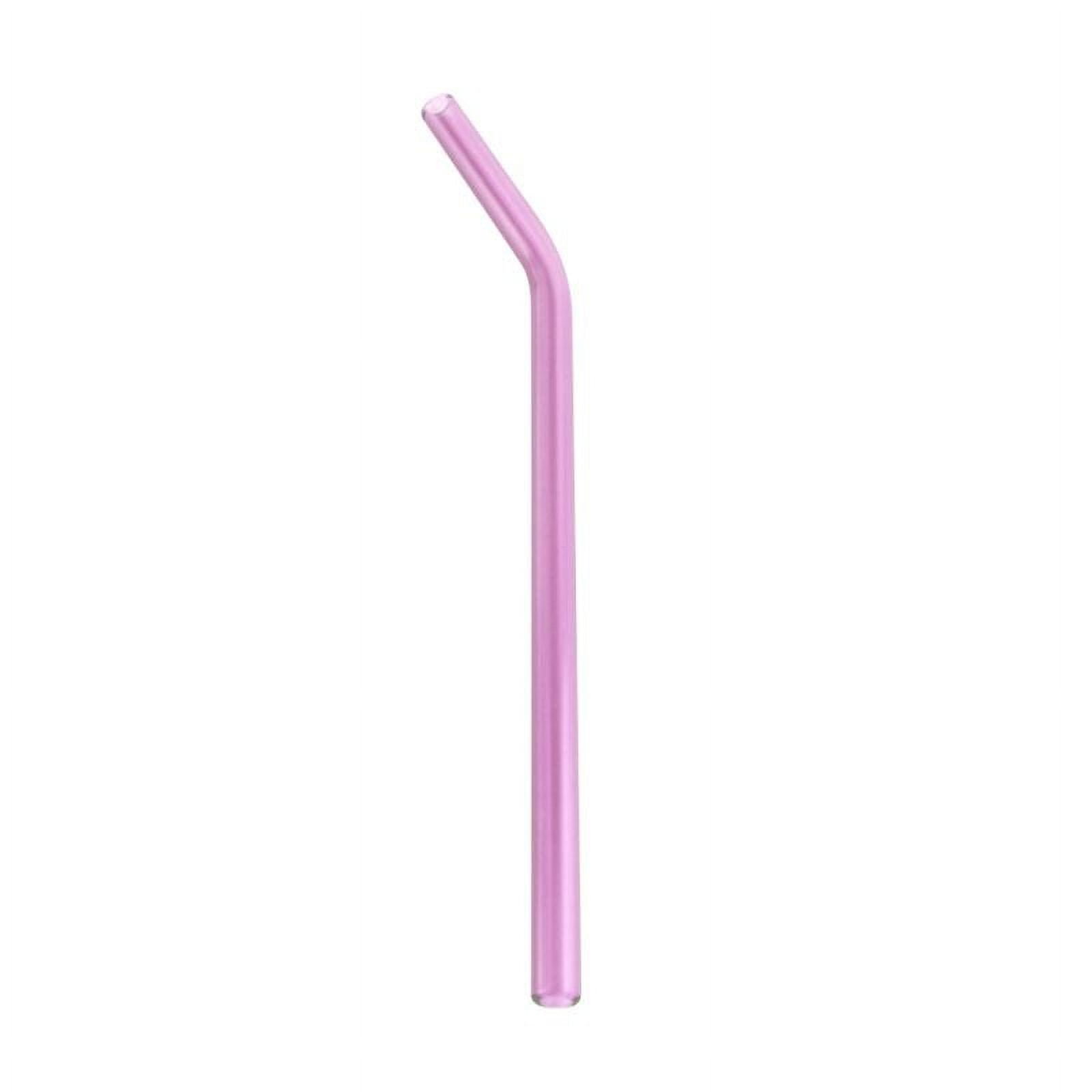 Sutowe Glass Drinking Straws 5Pcs Reusable Drinking Straws with Cleaning  Brush Cute Butterfly Cherry Mushroom Straws Heat-Resistant Smoothie Straws  for Smoothies Tea Juice Milkshakes,Mushroom 