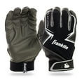 thumbnail image 2 of (2 pack) Franklin Sports MLB Free Flex Baseball Batting Gloves - Black/Gray/White - Youth Medium - 1 Pair, 2 of 7