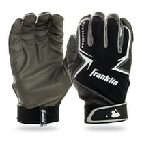 Franklin Sports MLB Freeflex Baseball Batting Gloves - Gray/Black - Youth X-Small - Pair