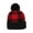 Red/black, variant on Outdoor Cap KNF-PLD Buffalo Plaid Acrylic Knit Watch Cap-Red/Black