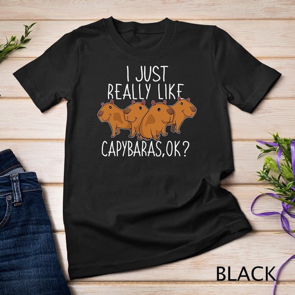 Capybara Lover Funny Kids Women Cute Capybara T-Shirt Unisex T-shirt