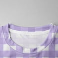 thumbnail image 6 of YUNAFFT Girls Checkered Print Blouses Soft Stretch Long Sleeve Shirts Casual Comfy Tops 4-14Y, 6 of 8