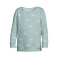 thumbnail image 5 of Garanimals Toddler Girl Long Sleeve Print Fleece Sweatshirt, Sizes 2T-5T, 5 of 6