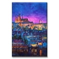 thumbnail image 1 of Cuadro Canva Listo para Colgar Tipo Galería Ciudad de Noche Acuarela 60X90 cm Pixtreats, 1 of 4