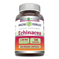 Amazing Formulas Echinacea 1300 mg 360 Veggie Capsules Supplement | Non-GMO | Gluten Free | Made in USA