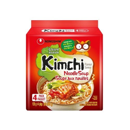 Nongshim Kimchi Ramyun, 120g x 4, Family Pack, 0.00 - 0.00 EA