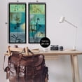 thumbnail image 3 of Contemporary Blooming Orchid Sprouts Botanical & Floral Graphic Art Black Framed Art Print Wall Art, Set of 2, 3 of 8