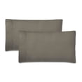 thumbnail image 3 of Superior Cotton Blend 600 Thread Count Embroidered Pillowcases , Set of 2, King Size, Grey, 3 of 5