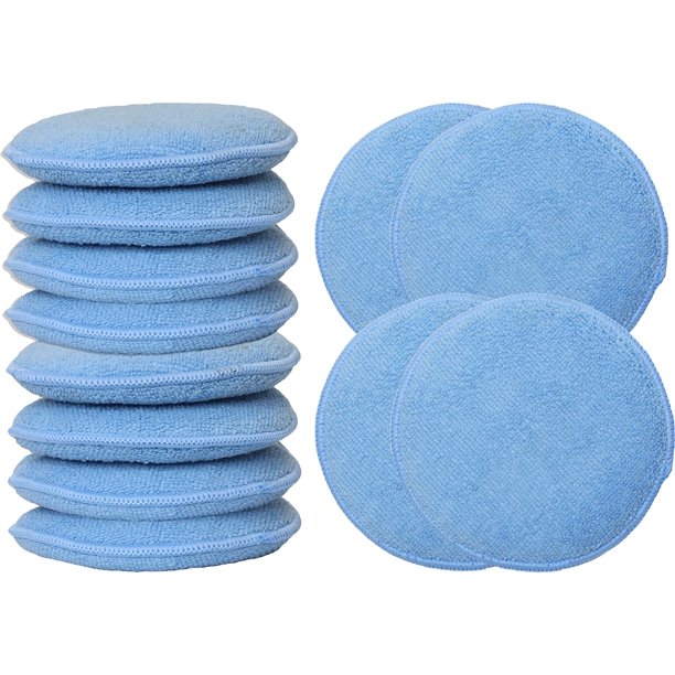 SHW 12PK Microfiber Applicator Pads
