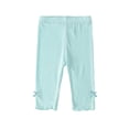thumbnail image 5 of Gyratedream 4 Pack Cotton Cropped Leggings for Girls 3/4 Pants Basic Girls Capri Leggings 2-10 Years, 5 of 5