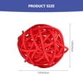 thumbnail image 2 of unbranded 18Ud Bolas Huecas De Rattan Para Del De Americana, 2 of 6