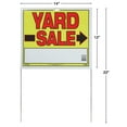thumbnail image 3 of Sunburst Systems 3908 Yard Sale Sign with Metal U-Stake, 22" x 14" (Assembled) Plastic/Metal, Yellow, Red, Black, 3 of 5