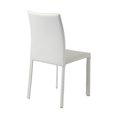 thumbnail image 3 of Eurostyle Molly  Dining Chair in White Leather, 3 of 3