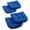 Multi-color, variant on Blazing Needles 19-inch U-Shaped Twill Tufted Dining Chair Cushions (Set of 4)