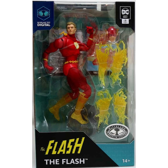 Figurine Articulée Numérique DC Direct 7 Pouces Vague 3 Exclusive - The Flash Platine