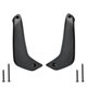 thumbnail image 2 of Newest 1 Pair For Ford Fiesta 2011 2012 2013 2014 2015 2016 2017 2018 Car Carbon Fiber Inner Door Handle Manual Glass Panel, 2 of 5