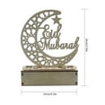 thumbnail image 4 of LED Light Decor Home Office Desktop LED Lamp Ornament Festival Wooden Table Decoration  JM01832, 4 of 10
