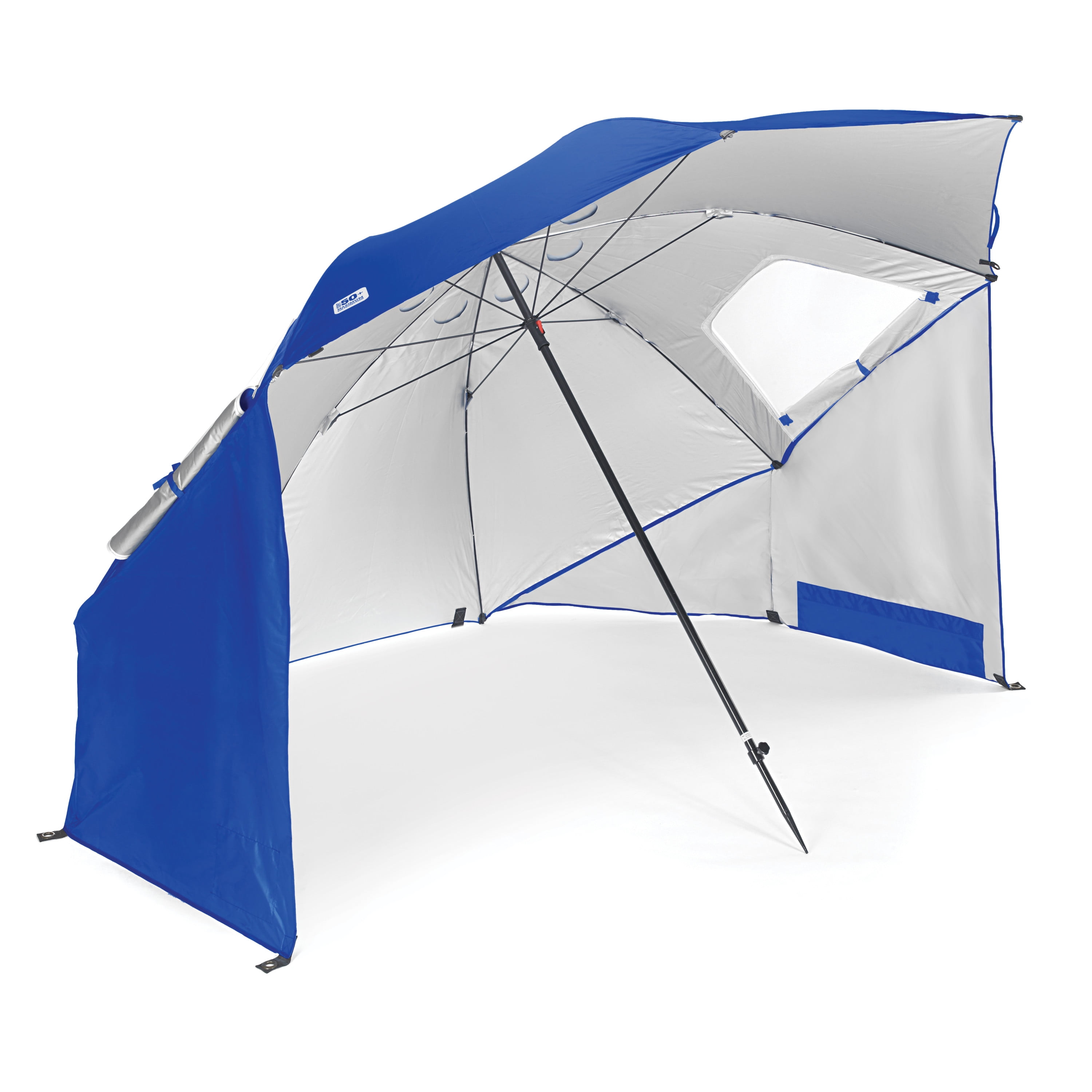 Umbrella Beach Chair Clamp on Stroller Shade Sun Block Camping Tent Canopy Blue for sale online 