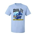 thumbnail image 2 of Reel It Like You Stole It Men's Graphic T-Shirt, Light Blue, Medium, 2 of 3