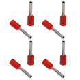 thumbnail image 1 of 1000Pcs Isolé Broche Cordon Terminal Cuivre PVC Pré Bornes Isolées pour le Transport LightingE1010, 1 of 1