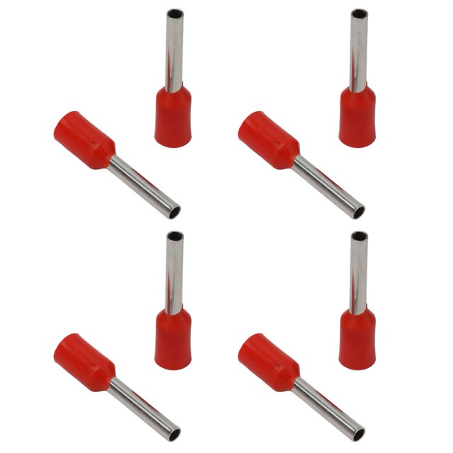 1000Pcs Isolé Broche Cordon Terminal Cuivre PVC Pré Bornes Isolées pour le Transport LightingE1010