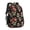 Mushroom and Moon, variant on Mushroom and Moth Black Pattern Backpack for School, Cute School Bag with Adjustable Shoulder Straps and Padded Back, 16.9"x12.6"x5.9"
