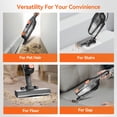 thumbnail image 3 of POWEART Corded Stick Vacuum Cleaner, 3-in-1 Lightweight Handheld Vacuum, 22.96ft Long Cord, HEPA Filter, 1L Dust Cup for Carpet, Hardwood Floor & Pet Hair, 3 of 4