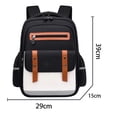 thumbnail image 3 of CUZIBR Backpack For Boys Middle High Students Lightweight Large Capacity Double Shoulder Multi Compartment Color Block Daypack Fashionable Back To School Book Bag, 3 of 4