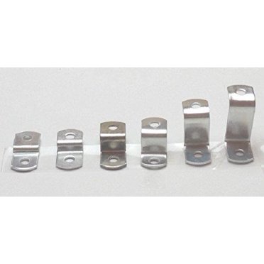 Clips en Toile pour Débutants de Cadre Photo. Comprend (20) de Chaque 1/8 Pouces 1/4 Pouces 3/8 Pouces 1/2 Pouces 3/4 Pouces 1 Pouces. Inclus Est 120 Pcs 6 X 3/8 Pouces Vis à Tête Panoramique.