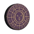 thumbnail image 2 of LNWH Horoscope Circle with Signs Zodiac Pattern Waterproof Spare Tire Cover, Universal Spare Tire Wheel Covers 14 inch, 2 of 8